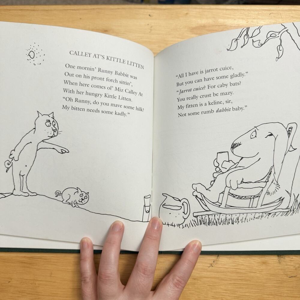 Runny Babbit Poem by Shel Silverstein Hardcover Picture Book Vintage 2005 - Picture 8 of 13